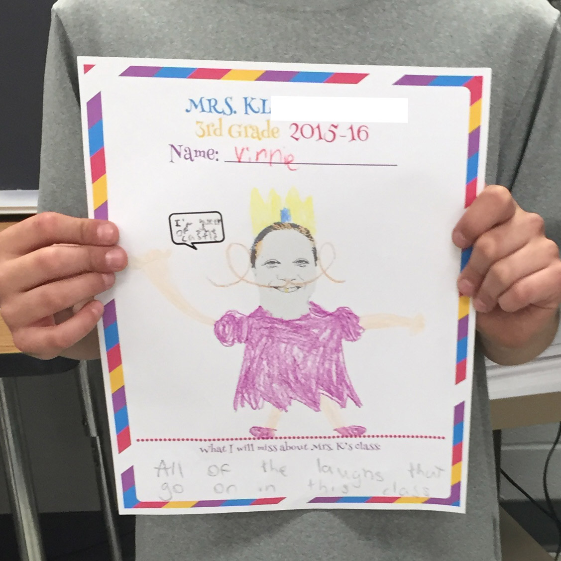 My Fashionable Designs: Last Day of School Craft Idea