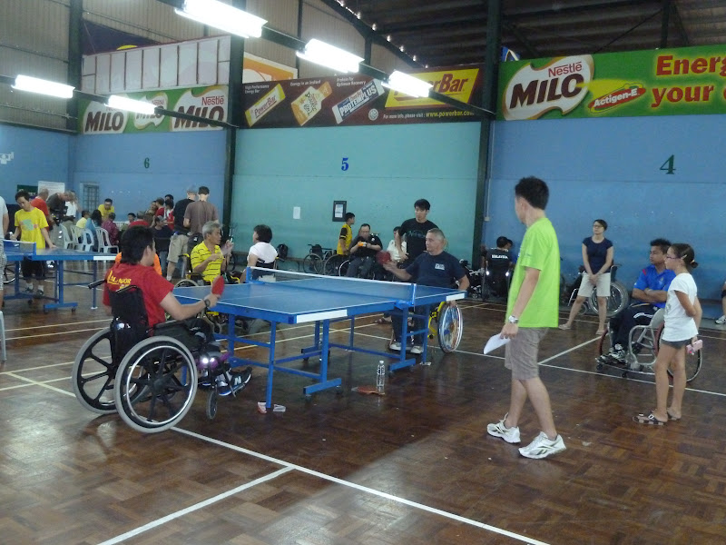 abtdvadrouille Tennis de table handi à Kuala Lumpur, Malaisie