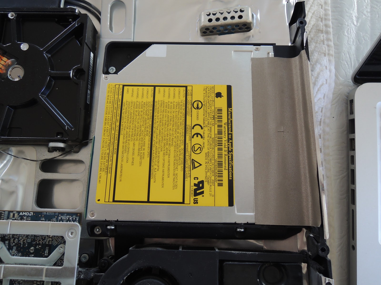 Danilo's Tech Blog Upgrading mid2007 24in iMac with an SSD and a 2