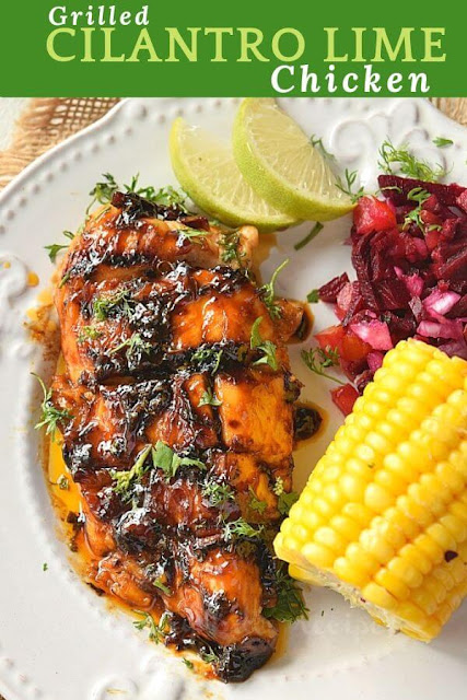 Grilled cilantro lime chicken recipe