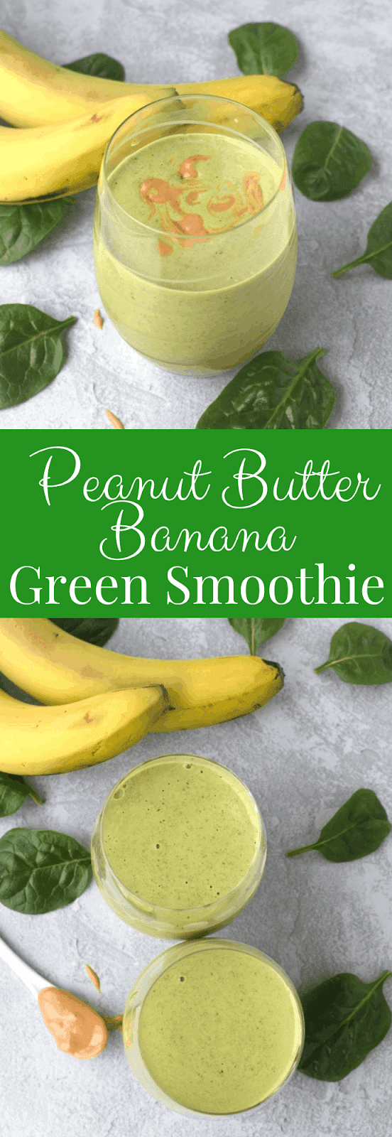 Peanut Butter Banana Green Smoothie The Nutritionist Reviews