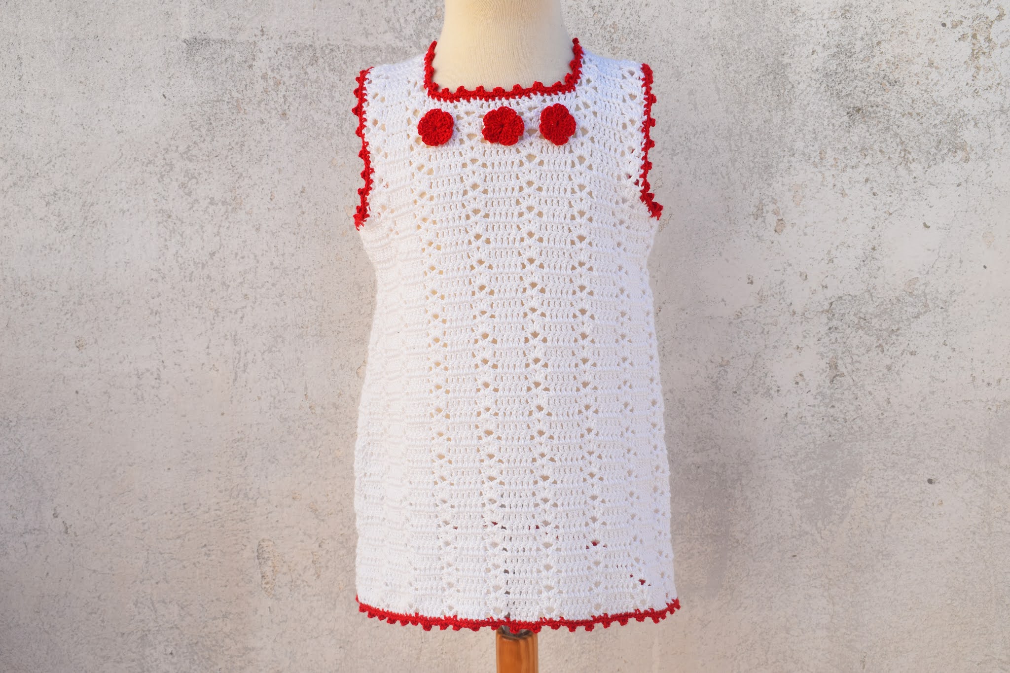 Majovel Crochet Vestidos En Crochet Para NiÃ±a Paso A Paso Vestido