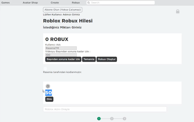 Roblox Robux Hilesi 2020 Güncel robux hilesi