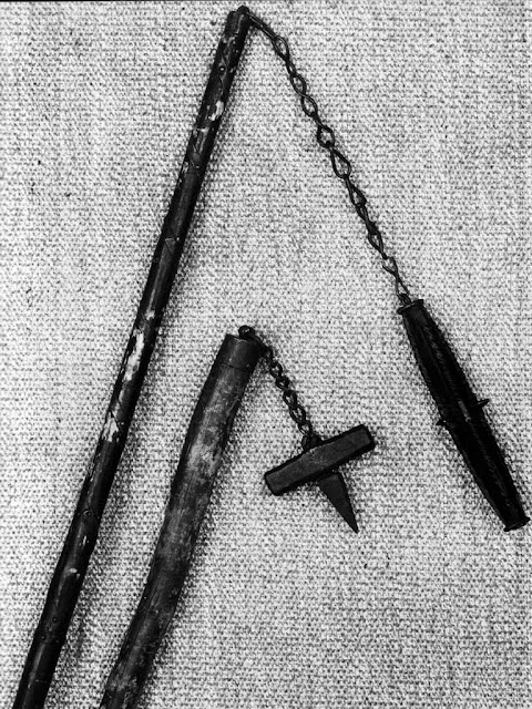 Различные типы ударно-дробящего оружия гуситских времён