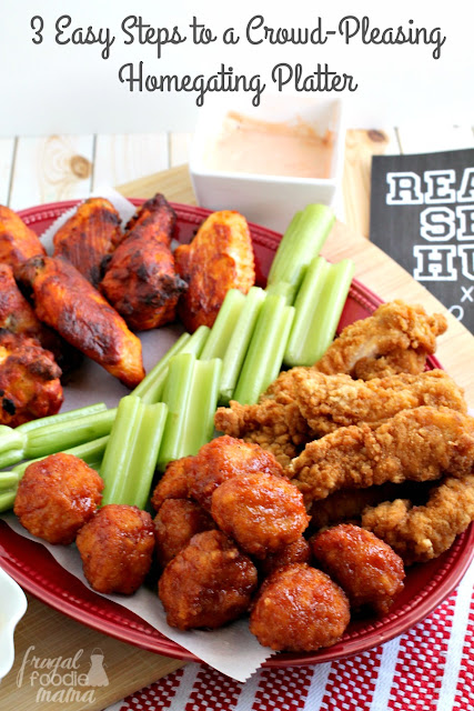 Whip up a snack platter that is sure to score a touchdown at your next game day get-together with these 3 Easy Steps to a Crowd-Pleasing Homegating Platter.