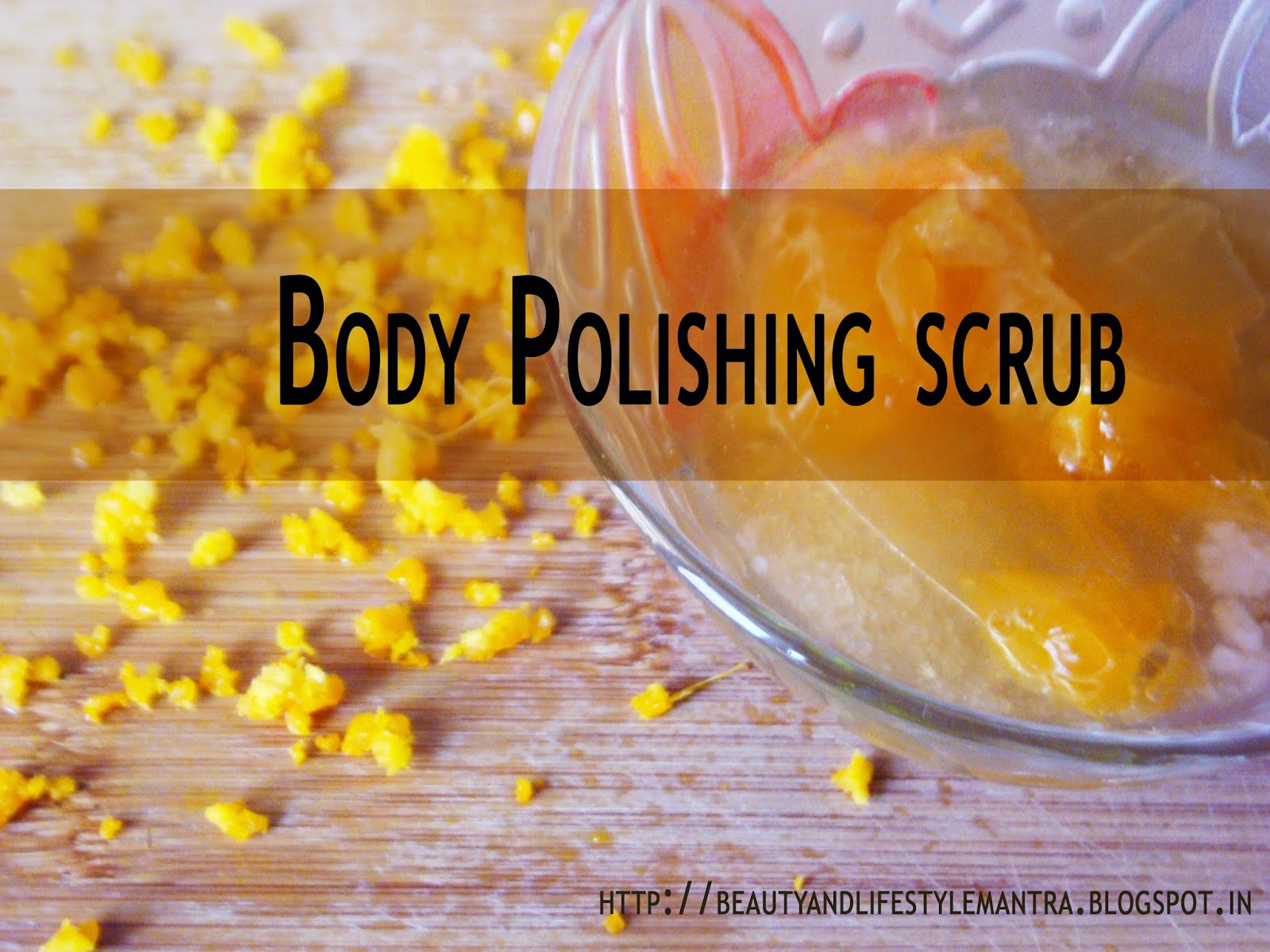 DIY Body Polishing scrub