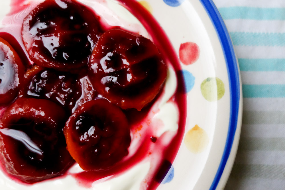 the indolent cook gingerhoney poached tamarillo compote