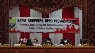 Pj Gubernur Berikan Jawaban Mengenai Pandangan Fraksi Terhadap LKPJ Tahun 2020