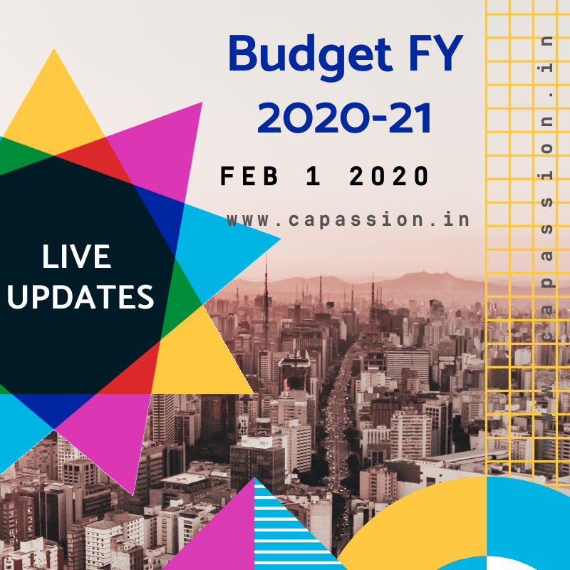 Budget FY 202021 LIVE UPDATES