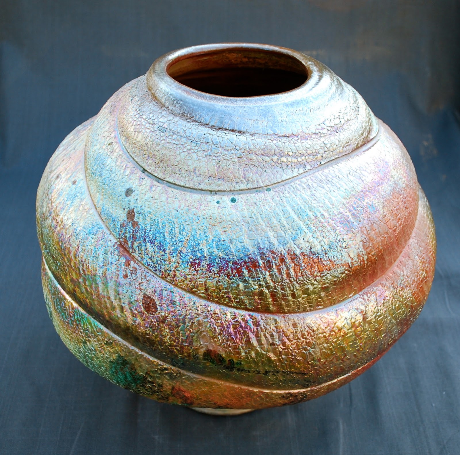 cpcarlsonpottery PIT, SAGGAR & RAKU FIRED POTTERY
