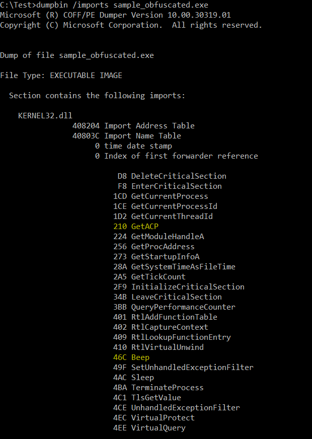 CallObfuscator - Obfuscate Specific Windows Apis With Different APIs