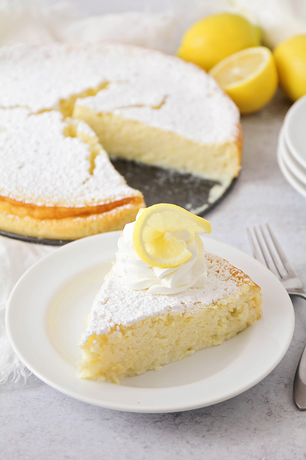 Irish Lemon Pudding - The Baker Upstairs