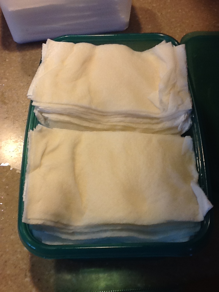 Discourses of a Healthy Frugal Family How to Make Homemade Wet Wipes