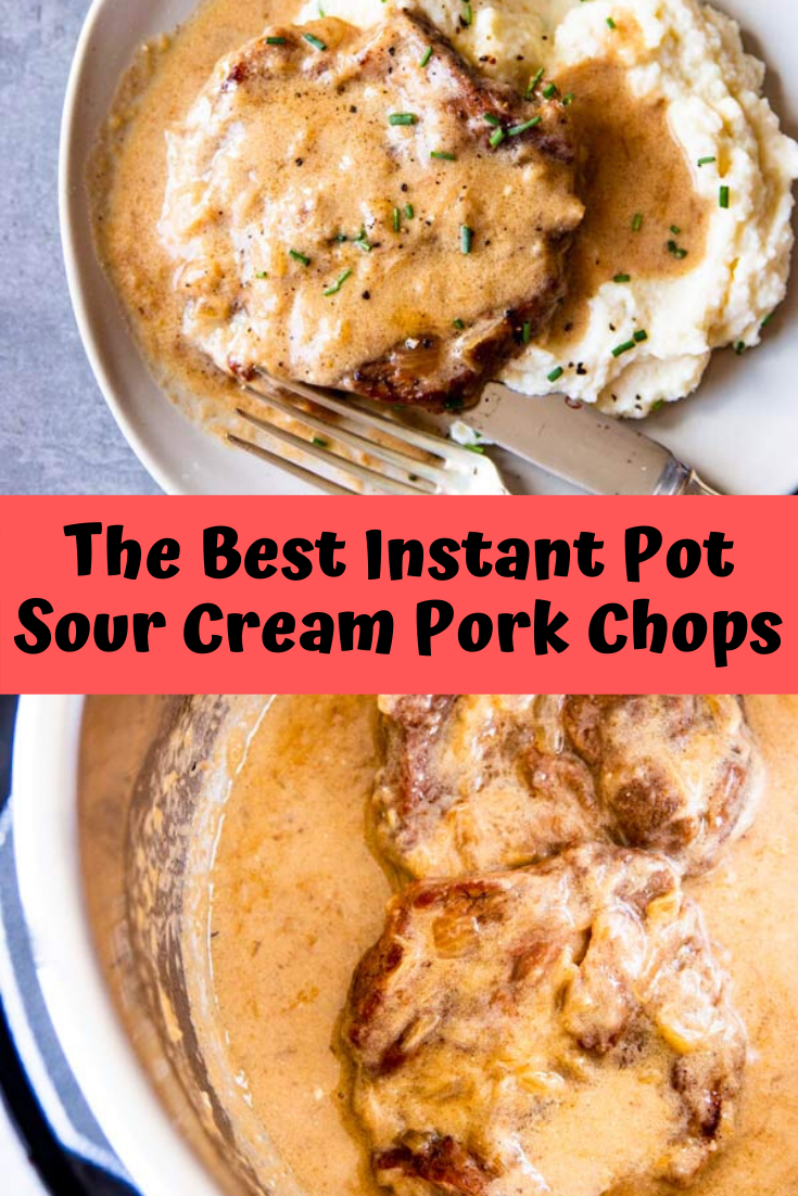 The Best Instant Pot Sour Cream Pork Chops
