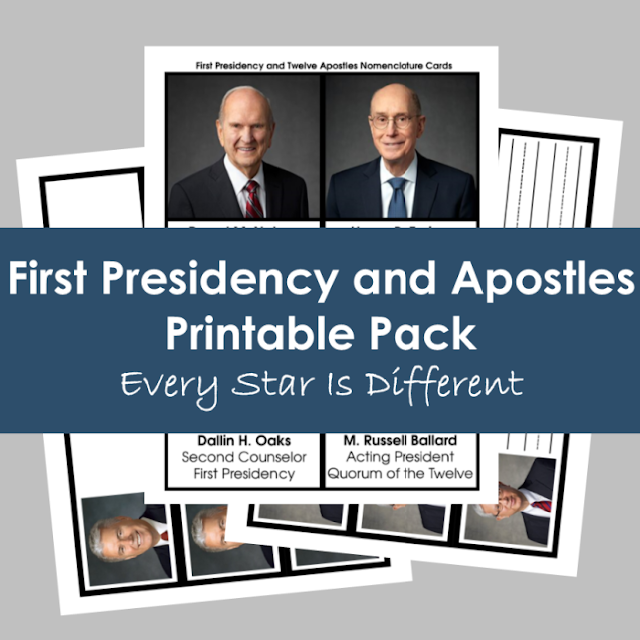 First Presidency and Apostles Printable Pack