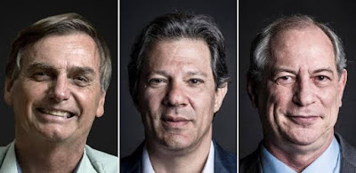 Resultado de imagem para Bolsonaro⦠Haddad⦠Ciro⦠e a matemática que não fecha