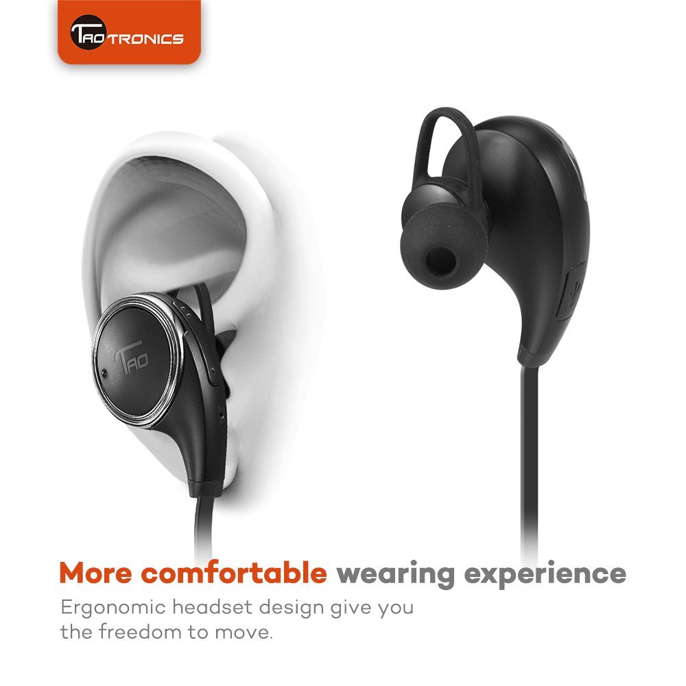 TaoTronics Bluetooth Kopfhörer 4,0 Wireless Sport Stereo Headset