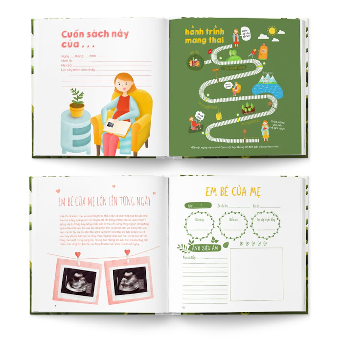 [A116] Activity book - Combo sách thai giáo trong tam cá nguyệt thứ 3