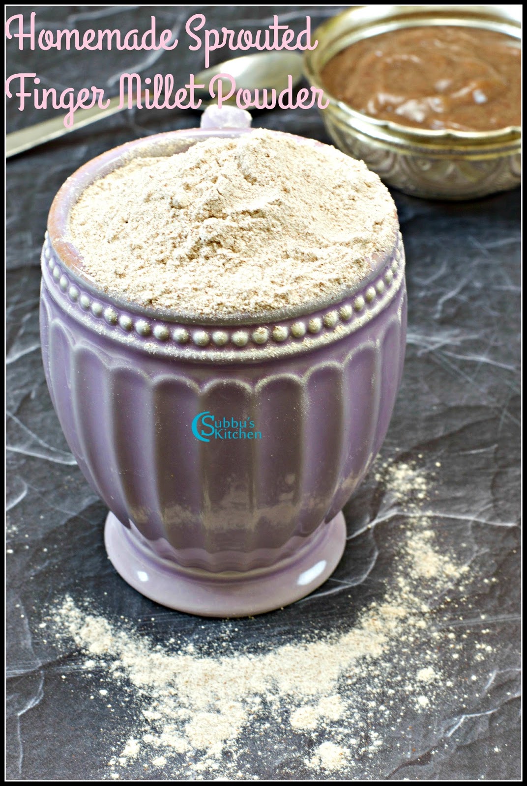 Homemade Sprouted Ragi Powder Recipe Ragi Porridge for Babies