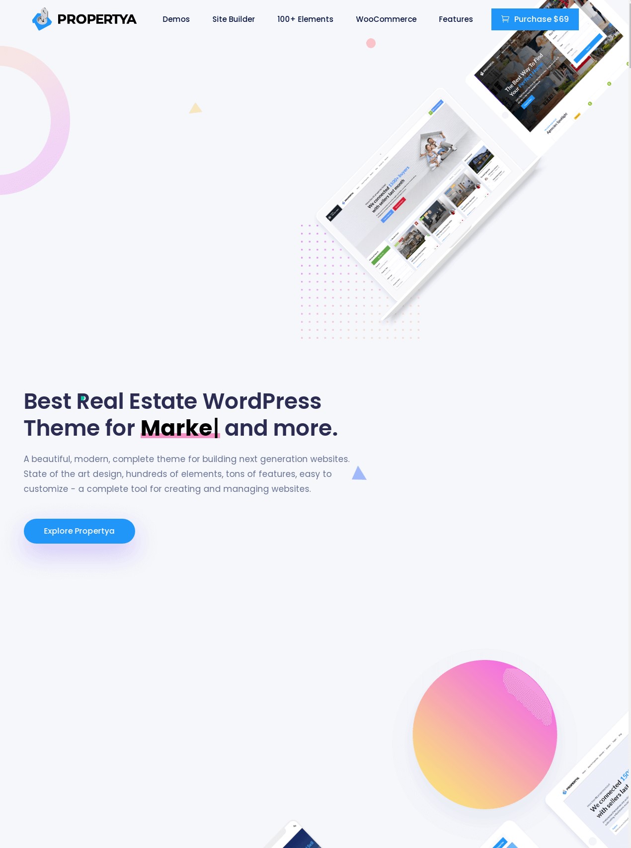 Propertya  Real Estate WordPress Theme