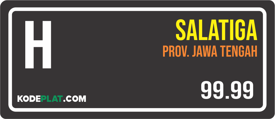 Daftar Kode Plat Kendaraan Kota Salatiga Dan Daerah Jawa Tengah Plat Nomor