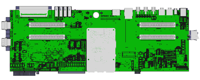 ordenador retro msxvr virtualizer pcb