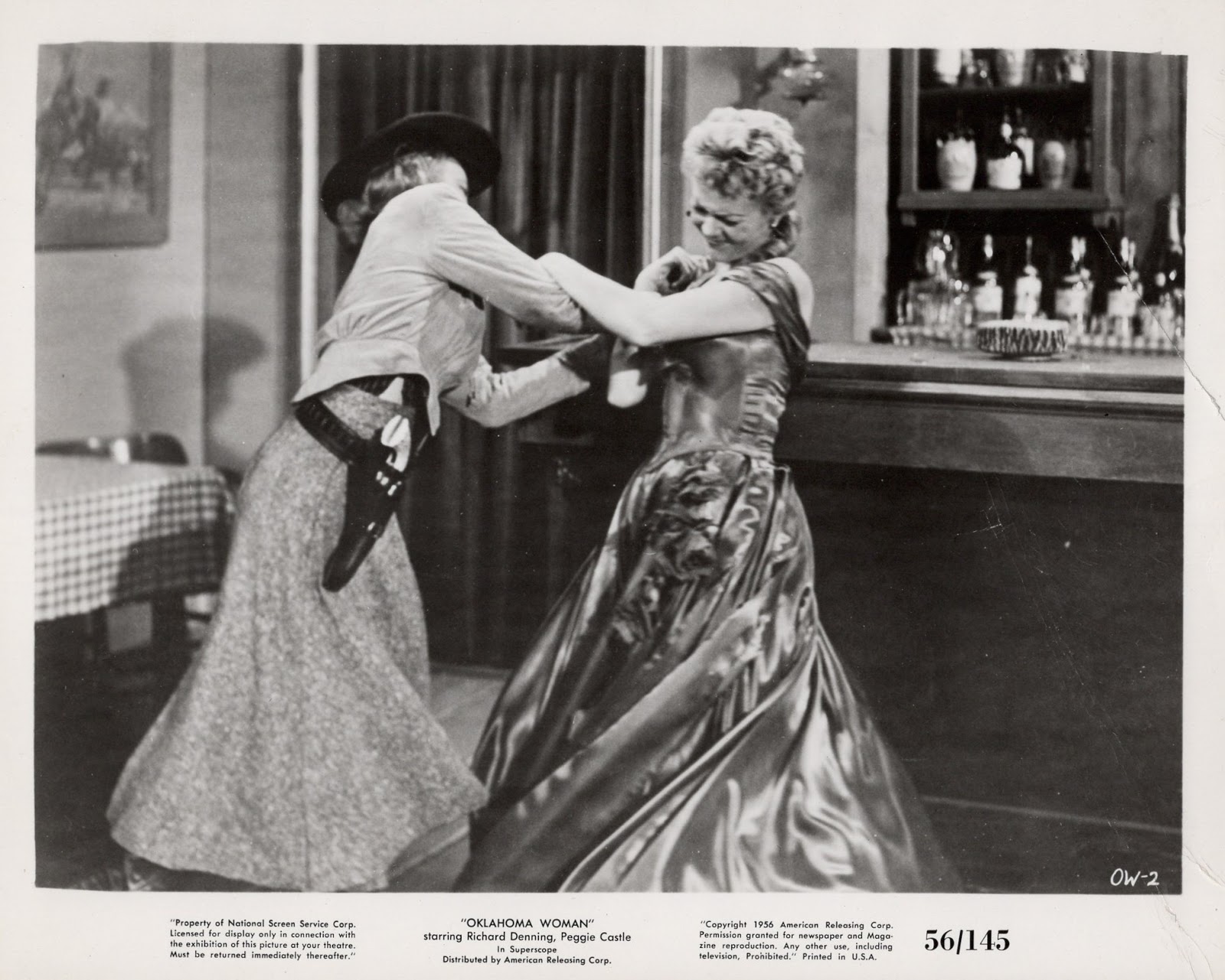 OKLAHOMA WOMAN, THE (USA, 1956) Western Films en caja tonta