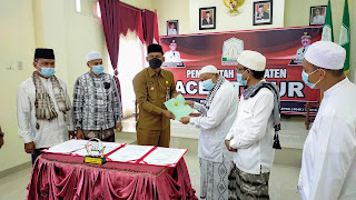 Pemerintah Aceh Timur Hibah Aset Komplek Islamic Center untuk Dayah Abu Paya Pasie Juli 27, 2021