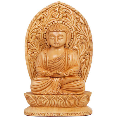 Buy Padmasana Lord Buddha - The Very Picture Of Equanimity by Exotic India Art