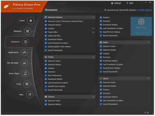تحميل برنامج Privacy Eraser الأفضل في حماية الخصوصية وتحسين أداء الكمبيوتر Privacy Eraser