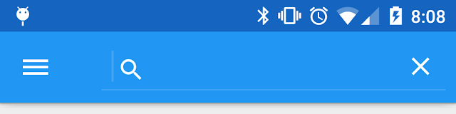 Search Toolbar Android