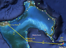 cruising destinations bahamas little san salvador from palm cay marina nassau
