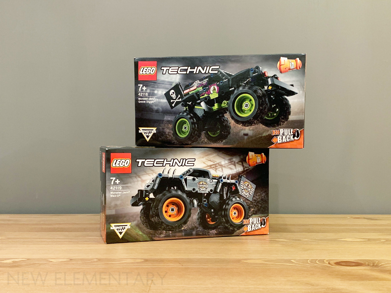 Det hvid Sorg LEGO® Technic review: 42118 Monster Jam Grave Digger & 42119 Monster Jam  Max D | New Elementary: LEGO® parts, sets and techniques