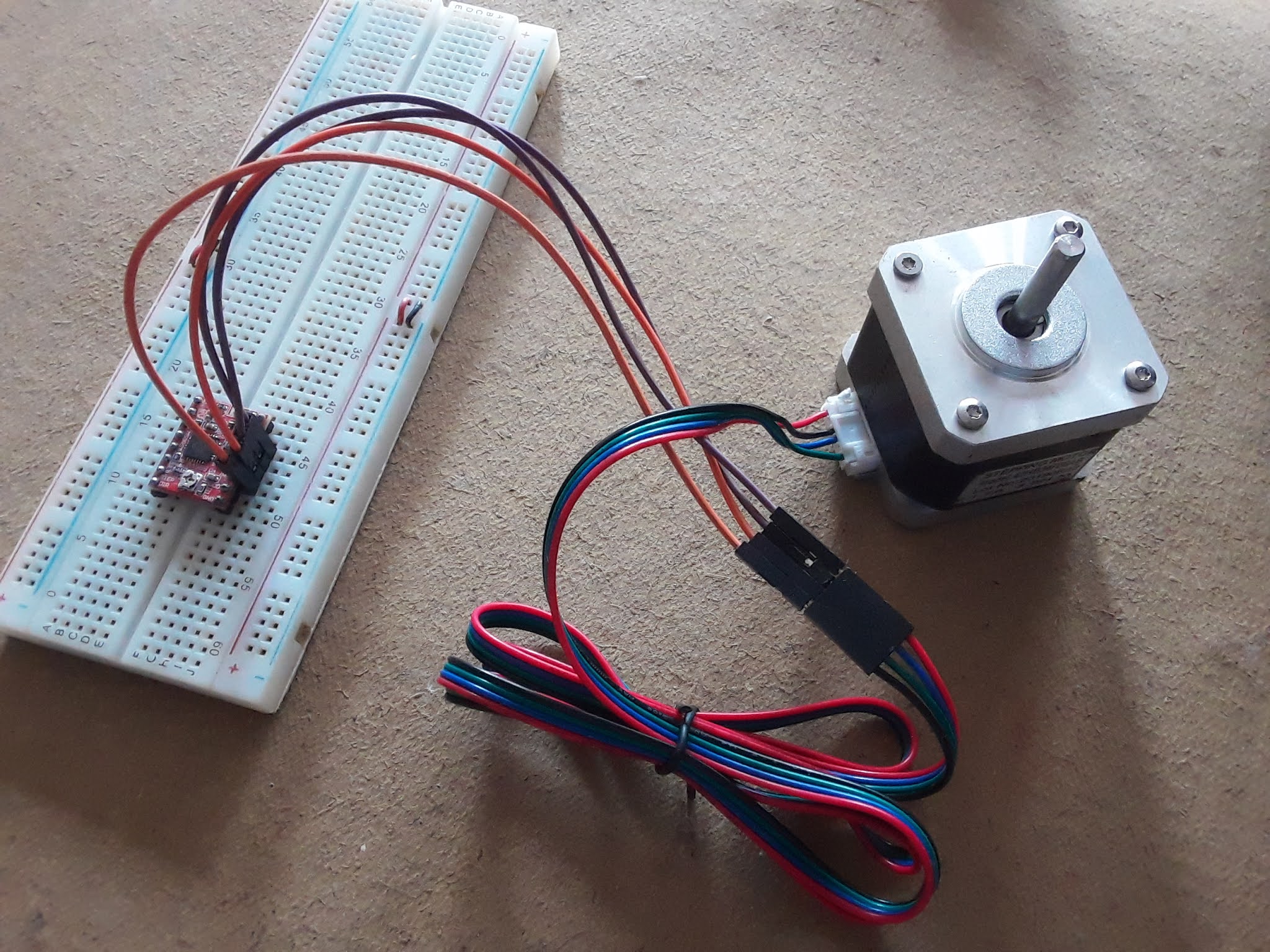 Stepper Motor control using ATmega32 eediary