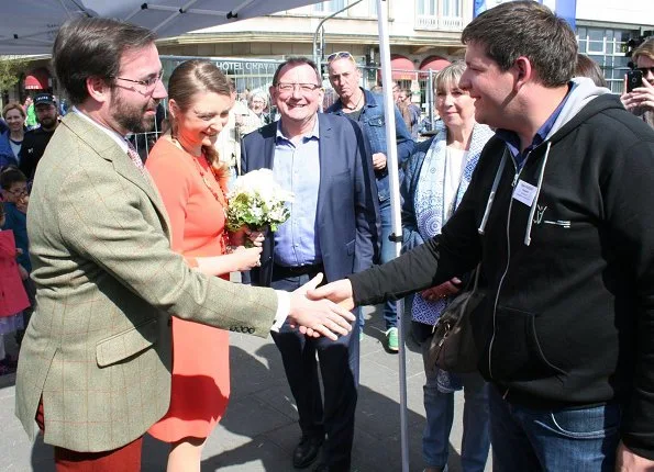 Prince Guillaume and Princess Stéphanie of Luxembourg attended 