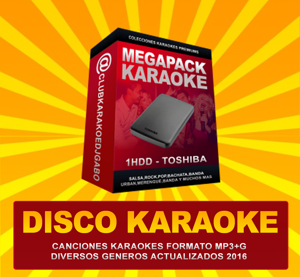 Disco Duro Karaoke 1TB Toshiba HDD 50.000 Karaokes MP3+CDG / CD+G