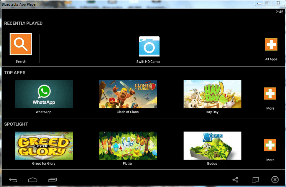 Whatsapp , android apps , bluestacks