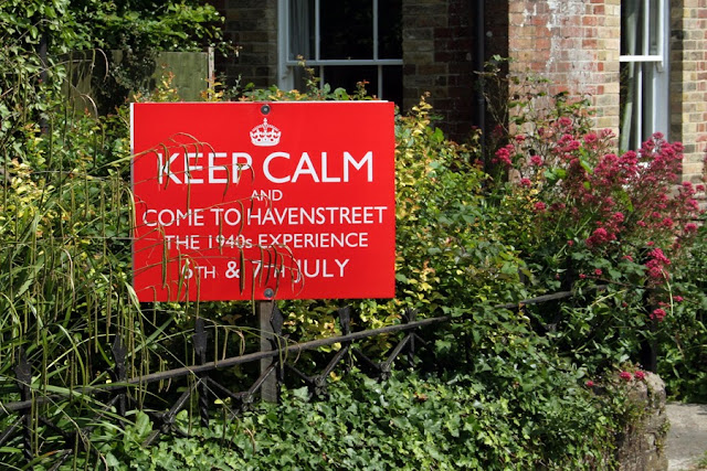 Havenstreet Railway 1940's weekend 2013  Keep Calm and Carry on 
