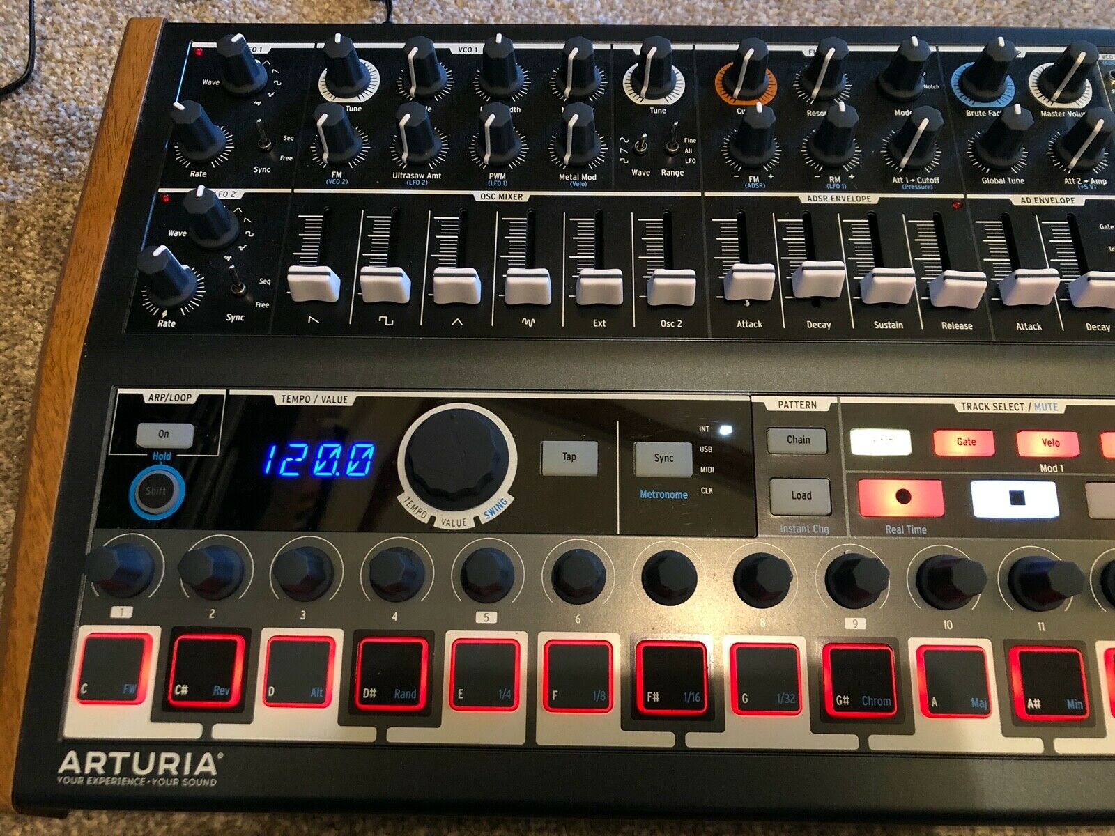 MATRIXSYNTH: Arturia Minibrute 2S analogue semi-modular synth and sequencer