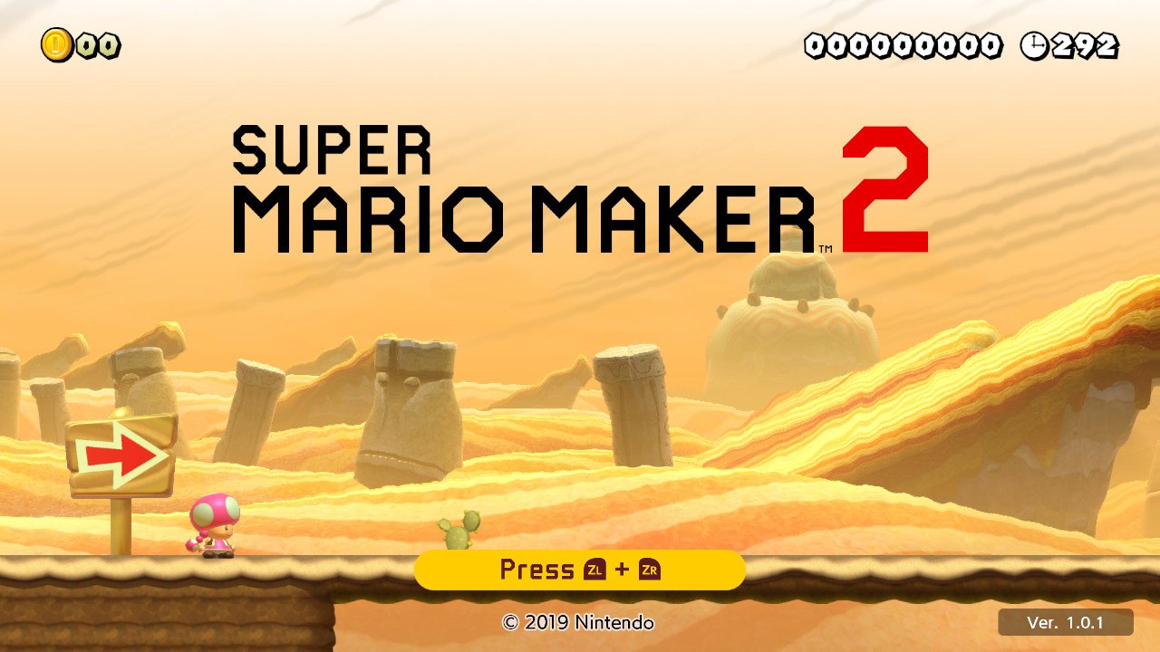 マリオメーカー2をちょっとやる はかせ宅