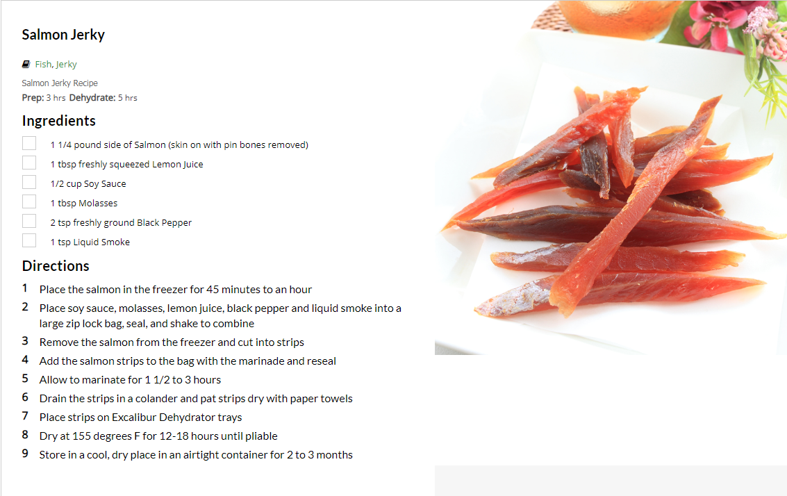 Dehydrating Made Simple Recipe Blog Fish