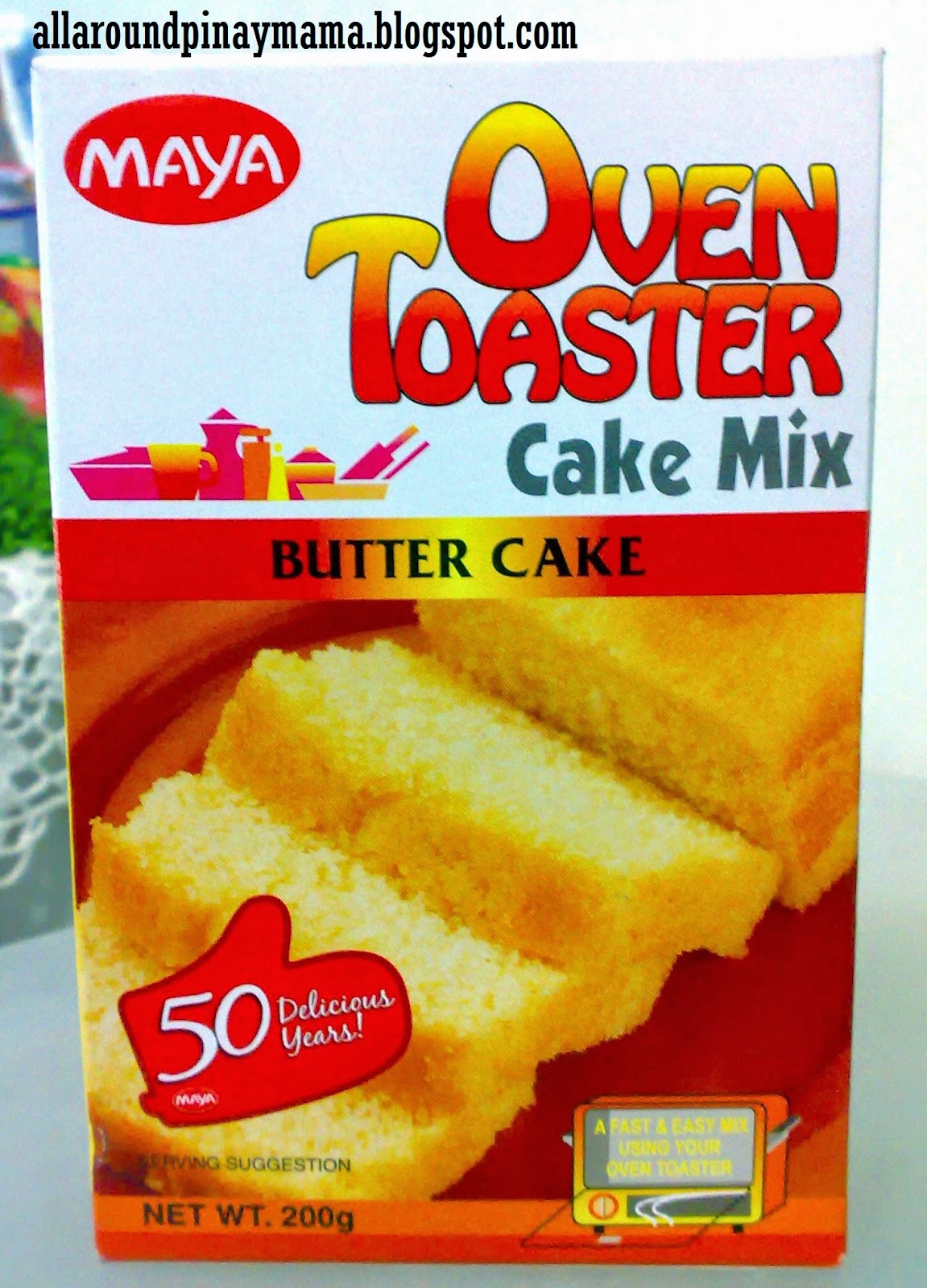 My Peanut Butter Fairy Cake Using Maya Oven Toaster Cake Mix (Butter