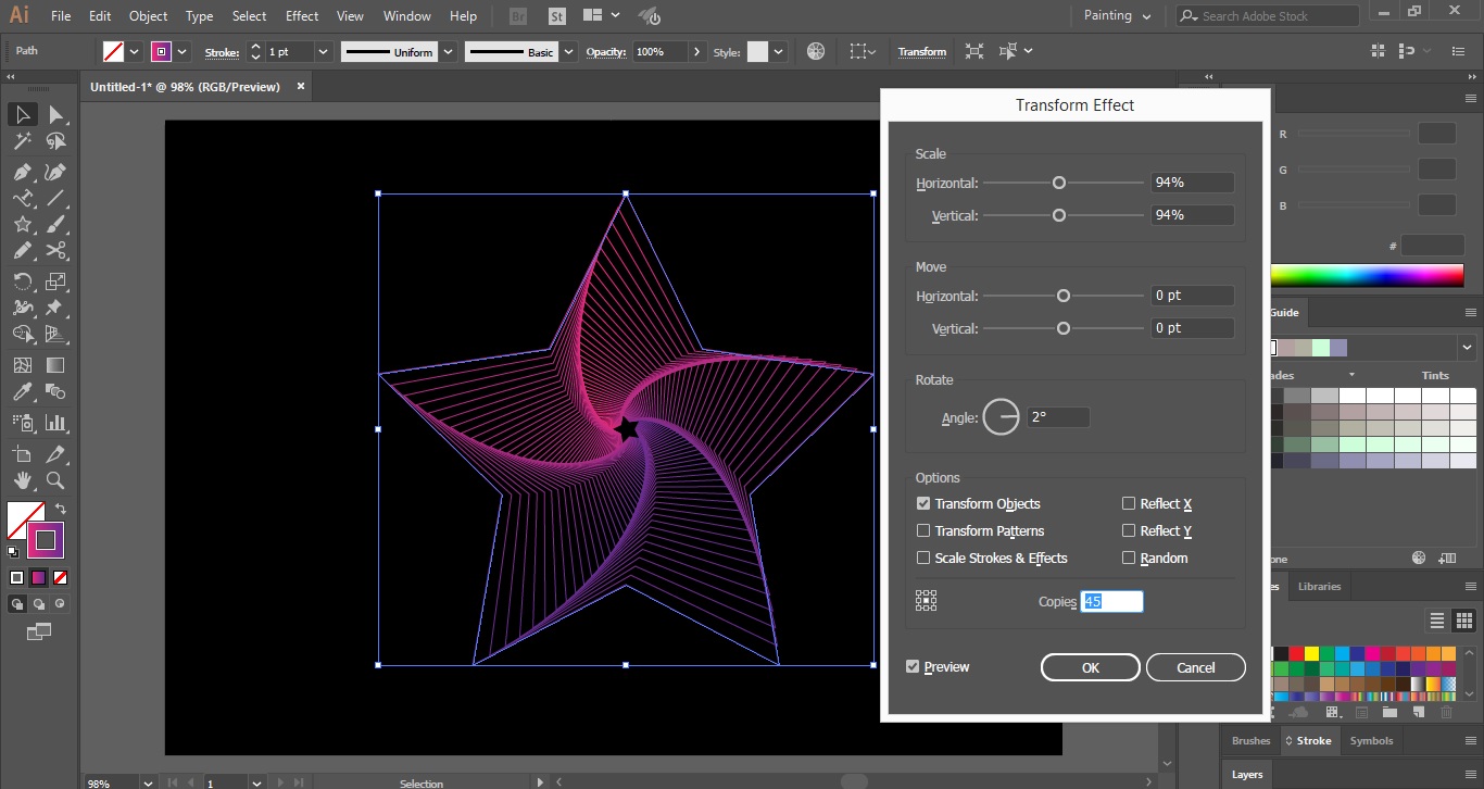 How To Create Gradient Line Art In Adobe Illustrator Vividesigning
