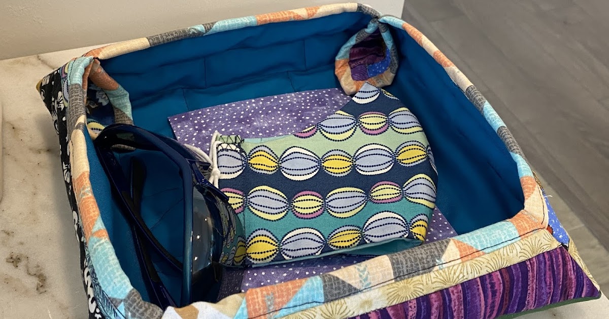 How to sew a fabric tray