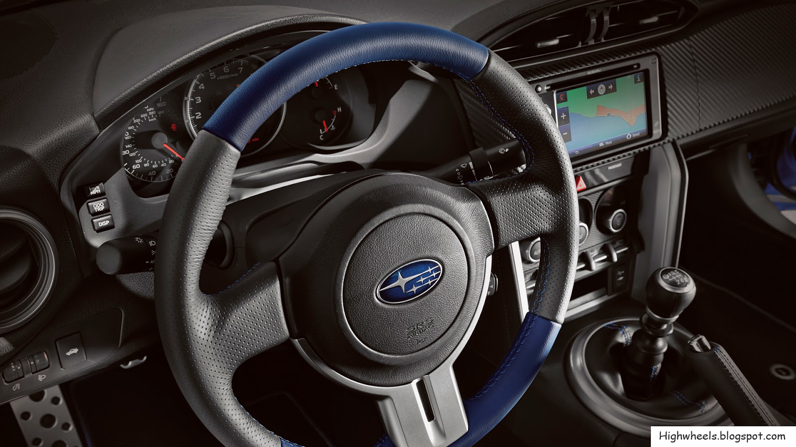 2015 Subaru Brz Series Blue High Wheels