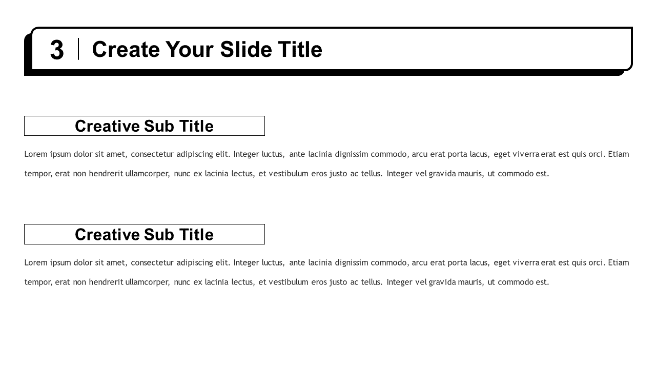 Bevel Title PowerPoint Templates PowerPoint Free