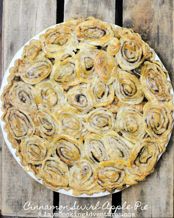 Cinnamon Swirl Apple Pie