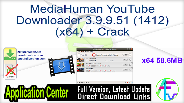mediahuman youtube downloader 3.9.9.51 crack mediahuman youtube downloader 3.9.9.51 crack