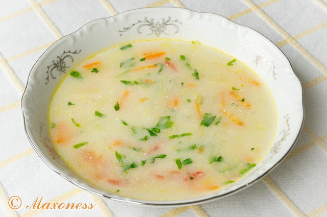 Картофельный суп с овощами