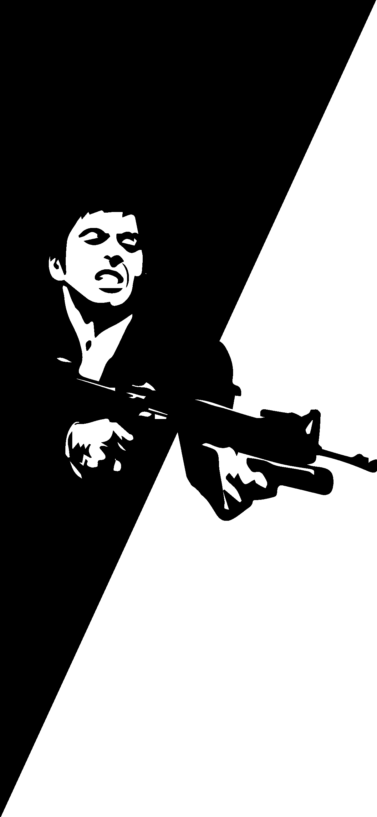 Download Scarface 4K Minimalist For Android Phone Wallpaper  GetWallsio